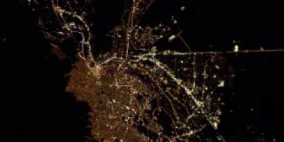 Städer på natten – från rymden