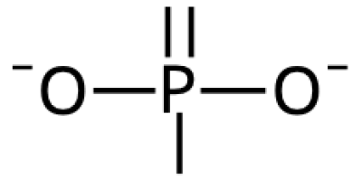Hur kommer det sig att fosfor har fem bindningar i en fosfatjon?