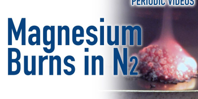 Reaktionen mellan magnesium och kvävgas
