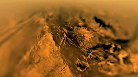 Hur det såg ut när Huygens-sonden landade på Titan