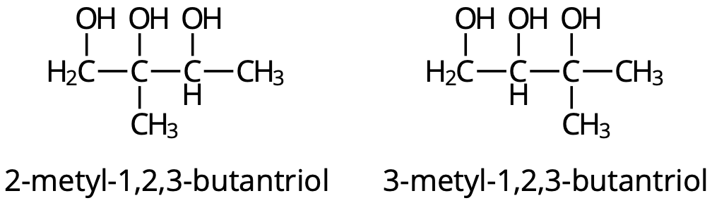 2-metyl-1,2,3-butantriol och 3-metyl-1,2,3-butantriol